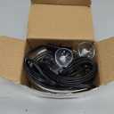 Fountain Pump, 80GPH(4W 300L/H) Submersible Water Pump, Durable Outdoor Fountain Water Pump with 4.9ft Tubing (ID x 1/3-Inch), 3 Nozzles for Aquarium, Pond, Fish Tank, Water Pump Hydroponics