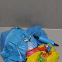 EZIGO Baby Pool Float with Canopy UPF50+ Sun Protection, Inflatable Kids Pool Floats with Ocean Animal Toys for Baby 6-36 Months, Infant Swimming Float with Adjustable Safety Seat for Boys Girls (blue)