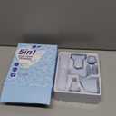 5-in-1 Bikini Trimmer for Women, IPX7 Waterproof Electric Razors Shaver, Cordless Body Hair Trimmer, Facial & Pubic Hair Removal, Ceramic Blade (Sky Blue)