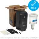 Georgia-Pacific (5305714) Pacific Blue Ultra Manual Push Soap Dispenser with Gentle Foam Hand Soap Refill Starter Kit