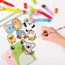 LiYiQ 247-Piece Stationery Set for Student Rewards, Pencil Erasers Notebook Stickers for Classroom Party Goodie Bags and Prizes