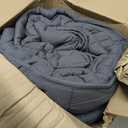 yescool Weighted Blanket for Adults (17 lbs, 60" x 80",Grey) Cooling Heavy Blanket for Sleeping Perfect for 160-180 lbs, Queen Size Breathable Blanket with Premium Glass Bead, Machine Washable