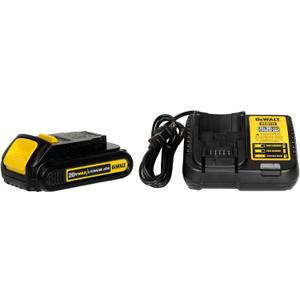 DEWALT 2 PACK 20V 6.0Ah Lithium DCB200 Replacement for DEWALT 20V MAX Battery and Charger Combo 12V/20V DCB112 Station Kit Compatible with Dewalt 20Volt Battery DCB204 DCB203 DCB206 DCB201