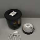 Automatic Cat Feeders, 4L Timed Cat Dry Food Dispenser Auto Pet Feeder for Cats and Small Dogs Dual Power Supply 9 Meals Programmable 1-15 Portion Per Day with Stainless Bowl Easy Clean (Black-Basic Edition)