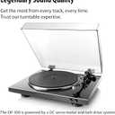 Denon DP-300F Fully Automatic Analog Turntable & Vinyl Record Player with Built-in Phono Equalizer | Turntables for Vinyl Records | Unique Tonearm Design | Hologram Vibration Analysis | Slim Design