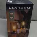 Cordless Lamps Rechargeable Battery Operated lamp,Glass Table Lamp Remote Control-Dimmable Brightness Touch Wireless Bedside Lamp for New Home Gift/Bedroom/Kitchen/Living Room Decor Amber (Yellow)