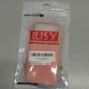 Jusy Compatible with MagSafe Polka Dot Case for iPhone 17 Pro, Cute Aesthetic Polka Dots Magnetic Phone Case, Soft TPU and Hard PC Protective Phone Cover for Women GirlsMatte - Orange