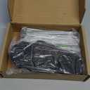 JELNER Garden Stakes, 6 Inch 11 Gauge 50pcs Galvanized Landscape Staples + 50pcs Gaskets + 1Pick Hook, Tent Stakes Landscaping Fabric SOD Pins for Weed Fabric Barrier, Groud Cover, Fence