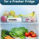 Fridge Deodorizer Odor Eliminator Powerful Odor Eliminator & Freshness Preserver For Refrigerator, Compact & Rechargeable, No Filters Needed, Extends Food Freshness & Reduces Waste (1)