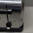 PYY Commercial 4-Slice Toaster for Restaurant - 1.57 Inch Wide Slots, Stainless Steel Body, 6-Level Browning Setting, Removable Crumb Tray, 1800W (225 Slices/Hour) - Ideal for Bread, Bagels, Breakfast (gray)