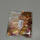 Gyufise 30Pcs Foil Firework Cupcake Toppers Sparkle Tinsel Cake Toppers Tinsel Drink Cake Decoration Cocktail Picks for Birthday Wedding Graduation Party Supplies Gold Red