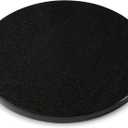 Black Marble Lazy Susan for Kitchen Counter, 16'' Marble Turntable for Dinning, Lazy Susan Organizer for Cabinet, Serving Rotation Spinning Tabletop Organizer Swiveling, Spice Rack Storage