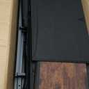 DUMOS Dresser for Bedroom, Storage Organizer with 9 Drawers, Chest of Drawers with Fabric Bins, Sturdy Metal Frame, Wood Tabletop for Guest Room, Closet, Entryway, Nursery (Brown)