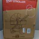 2 in 1 Baby Stroller Newborn Foldable Pushchair Folding High Landscape Infant Carriage,Toddler Pushchair Black Baby Stroller