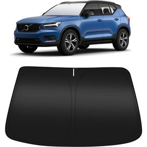 BESTVIEW Car Windshield Sun Shade Compatible with Volvo XC60 2018-2024 2025 - Foldable Reflective Sunshade for UV Protection & Heat Reduction