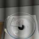 Bezrat Microwave Tall Glass Plate Cover | Splatter Guard Lid with Easy Grip Silicone Handle Knob | 100% Food Grade | BPA Free and Dishwasher Safe | 10 Inch (Black-)