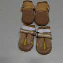 QUMY Dog Shoes for Large Dogs, Medium Dog Boots & Paw Protectors for Winter Snowy Day, Summer Hot Pavement, Water-Resistant in Rainy Weather, Outdoor Walking, Indoor Hardfloors Skid-Resistant Sole (Size 1: 1.8''x2.3''(W*L) (Pack of 4))