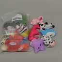 20pcs Different Cartoon Animal Finger Puppets Soft Velvet Dolls Props Toys Easter Basket Stuffers