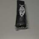 HUIANTS 2Pcs Carbon Fiber Leather Seat Belt Cushions Shoulder Pad Soft, Embroidered Jesus Fish Logo Car Seat Belt Pads Safety Belt Cover Pad More Comfortable Driving