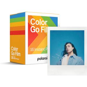 Polaroid Go Color Film - White Frame - 16 Photos (6017) - Go Mini Film is only Compatible with Polaroid Go Cameras (Not Compatible with Polaroid I-Type Now Cameras)