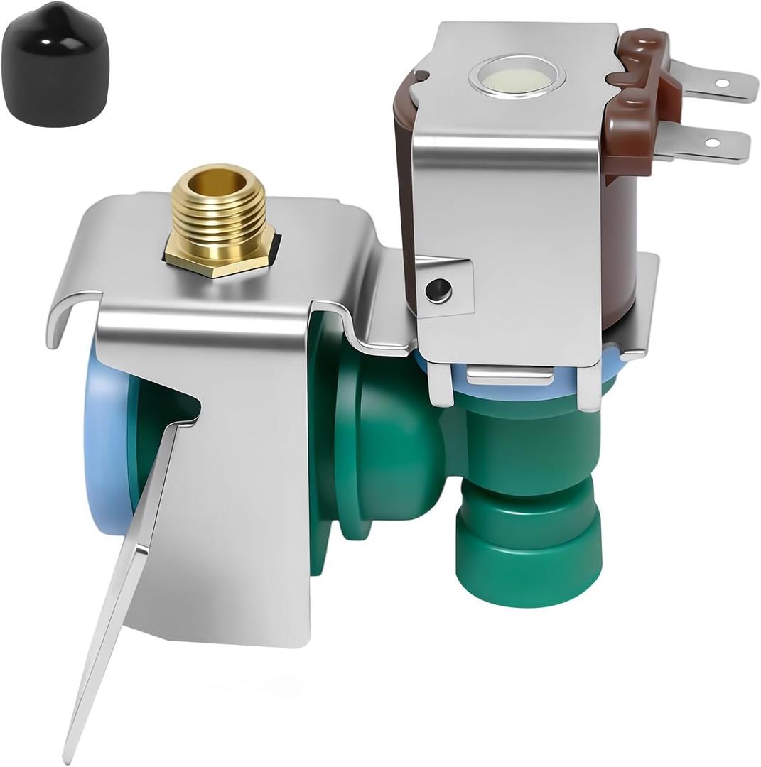 W10279909 Refrigerator Water Inlet Solenoid Valve Compatible with Whirlpool, Maytag, KitchenAid, W10279909 Water Inlet Valve Replaces W10498995, PS11751805, WPW10279909, AP6018503, 2117143