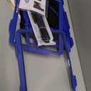 SEYMAC stock Case for iPad (A16) 11th/10th Generation 11''/10.9'' 2025/2022, Full-Body Drop Protection Case with Screen Protector &360 Rotate Hand Strap/Stand, Blue+Black