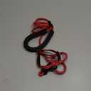 Ladoogo Reflective Dog Collar Padded with Soft Neoprene Breathable Adjustable Nylon Dog Collars for Small Medium Large Dogs (Small (Pack of 1), Red Collar+Leash)