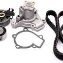 2.0L Engine Timing Belt Kit w/Water Pump Fit for 2006-2012 for Hyundai for Elantra 2006-2009 for Tucson 2007-2008 for Tiburon 2006-2009 for Kia for Spectra/Spectra5/Sportage 2010-2011 for Soul