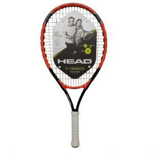 HEAD Ti. Conquest Tennis Racquet Nano Titanium Technology, Oversized Head, Lightweight O-Beam Construction, Pre-Strung Beginner & Recreational Tennis Racquet, 4 3/8" Grip