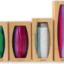 Bamboo Plastic Bag Storage Organizer for Kitchen Drawer, 4 Separate Baggie Organizer, Suitable for Gallon, Quart, Sandwich & Snack Variety Size Bag (Brown2)