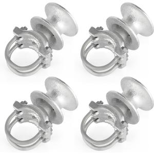 4Pack Mini Cantilevered Gate Rollers,Fits 2-3/8"Post & 1-5/8"Rail