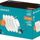 EcoSmart 4 in. White Integrated LED Recessed Trim Soft White 4-Pack