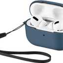 WITHit Sport Cover Compatible with Apple AirPods Pro, Soft, Durable Silicone and Hard Protective Shell, Protective Earbud Cover  Wireless Charging Compatible AirPod Pro Case (Bluestone/Black)