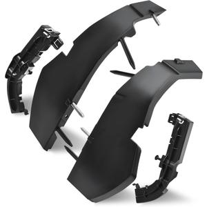 Bumper Support Brackets Cover Retainer Mount Retainer Kit Fits for 2015-2021 Dod-ge Challenger Replaces 68375013AA 68259546AA 68024342AD 68024343AD (Front Left and Right Side)