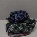 DG Hill (3 Pairs) Mens Plaid Pajama Pants with Pockets, Multi-color, Small 27-29, waist
