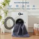 BEDLORE Waterproof Mattress Protector, Twin Size Mattress Pad with Deep Pocket 6"-15" Depth, Soft Dirt-Proof Double Bed Mattress Cover for Bedroom, College Dorm, Hotel (Navy Blue)