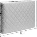 Indoor Air Conditioner Cover Window AC Unit Cover with Drawstring Double Insulation for Inside(25"x17"x3.5")