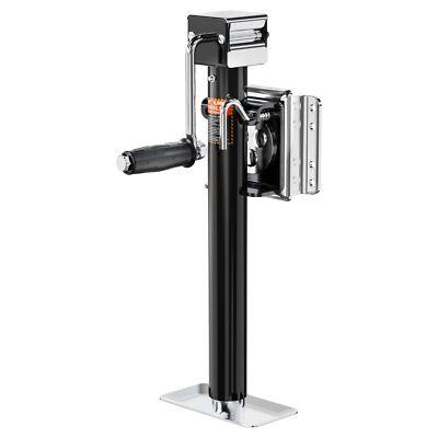 YOMILINK Bolt-On Trailer Jack, Load Capacity 2500 lbs, 15" Lift, Heavy Duty Swivel Jacks, for RV, Horse, Yacht, Utility Trailer, Capacity 2000-2500 lbs