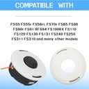 27-2 Trimmer Head Cover Cap Compatible with Stihl FS70R FS80R FS90 FS85R FS100 FS110 FS111 FS130 FS131 FS240 FS250,27-2 25-2 Weed Eater Trimmer Head Cap Replacement Parts 4002 713 97122 Pack