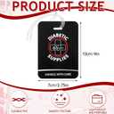 2 x 12 Pcs Diabetic Supplies Luggage Tag Medical Alert Equipment Zipper Pull Bag Tag, 2.75 x 4 Inch