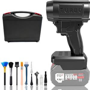 Turbo Jet Double-Blow V3.0 Cordless Leaf Blower - 150,000 RPM 200 Mph High-Speed Handheld Fan for Lawn, Patio, Driveway, Garage Cleaning (for Dewalt)