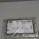 Metric Rivet Nut Assortment Kit(890 Pcs), M3 M4 M5 M6 M8 M10 M12 Flat Head Rivnut Set, Zinc Plated Finish Carbon Steel Nutsert (Yellow)