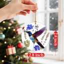 4 x Hummingbird Ornament, Christmas Ornaments: Christmas Tree Decorations, Holiday Decor, Stocking Stuffers, Gift Ideas, Xmas Gift, Hummingbird Lover Gifts & Gifts for Women
