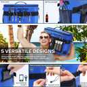 Dreizack Kayak Cooler Behind Seat, Waterproof Cooler for Kayaking,Paddle Board Cooler Compatible with Lawn-Chair Seat Kayak Accessories Cooler Bag Kayak Cooler Tow Behind for Camping Fishing