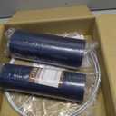 GO&SO Dark Blue Velvet Drum Lamp Shade Set of 2 Medium 13" Top x 13" Bottom x 10" High(Spider) Modern Lamp Shades for Table Lamps & Bedside Lamp Replacement Lampshade Required Assembly