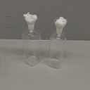 LandHope Oil Bottle Glass Olive Oil Dispenser Bottle Glass Cooking Oil Vinegar Measuring Dispenser with Spout for Kitchen and BBQ (500 ml/17 oz,2 Pack)