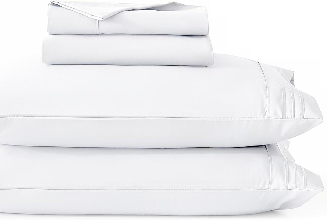 Sheet Set-4pc Luxury Hotel Soft Bed Sheet Set, 100% Brushed Microfiber 1800 Thread Count Breathable,14" Deep Pocket Bottom,Light Color lavender