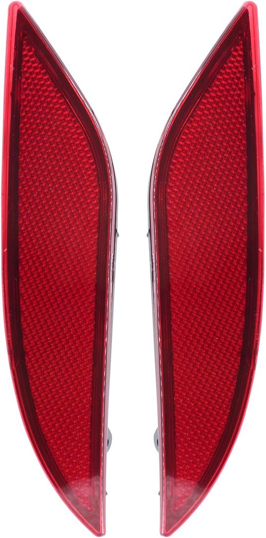 ApplianPar 2Pcs Rear Driver and Passenger Side Bumper Reflector for Malibu 2016 2017 2018 2019 2020 2021 2022