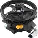Power Steering Pump with Pulley Assembly for Ford Taurus Flex 3.5L for Lincoln MKT MKS 3.7L 2009-2012