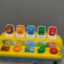 Interactive Pop up Animal Toys with Music & Light, Montessori Cause and Effect Toys for 1 Year Old Boy Girl Early Learning Musical Baby Toy 9-12-18 Months STEM Toddler Toy Age 1-2 Gift for Infant